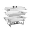 6 Sets Chafing Buffet Plate Outdoor Food Warmer Chafer Buffet Plate