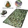 Aluminum Foil First Aid Sleeping Bag With Metal Coating; PE Plastic Film Inner Layer; Reusable Storage Bag For Outdoor Camping