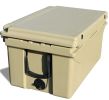 Khaki color ice cooler box 65QT camping ice chest beer box outdoor fishing cooler