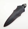 Vetus Dagger Knife with Sheath - Fixed Blade Martial Arts Knife - Dual Edge Blade For Outdoors;  Tactical;  Survival and EDC Double Egde Knife