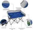 Folding Camping Chair with Bags and Padded Backrest