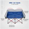 Folding Camping Chair with Bags and Padded Backrest